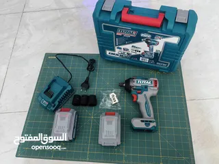  3 مفك لبراغي 20v ممتاز جدا و جوده عاليه من شركه total Impact wrench tool