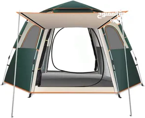  2 خيمة لرحلات تتسع من 3 /6 أشخاص ضد الماء مع كرسي يتحول لسرير