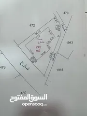  15 تنزيل السعر للبيع المستعجل.... ارض 702م سكن ب السلط السلالم حي عصفور فوق الشارع