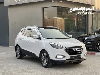  12 هونداي توسان 2015/14 فل الفل بحالة الوكالة
