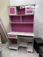  3 غرفة نوم بتختين مفرد وكومدينة ومكتبة وخزانة سعر حرق