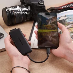  5 موزع USB HUB عالي السرعة 3.1 و  Transcend HUB5C Type-C 6 in one Port USB HUB SuperSpeed 3.1
