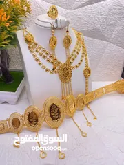  6 جديد طقم بدله معى الحزام بديل الذهب  حاجه خيالي شكل ومنضر وأهم من هاذا الطلا الطلا من الطراز الأول