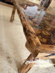  7 طاولة من خشب  الزيتون. صنع يدوي