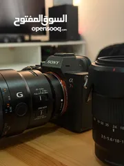  5 Sony A7iii with 3 lens