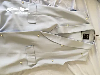  2 طقم صيفي خفيف بلون أزرق سماوي