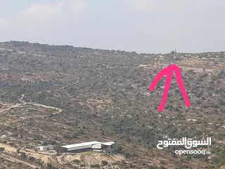  3 ارض في اعلى قمة دير بزيع كاشفة ومطلة من كل الاتجاهات