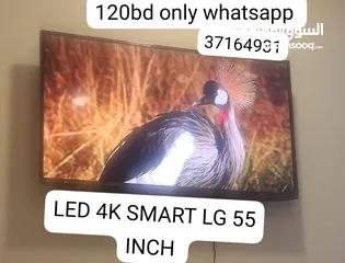  2 4k smart led 55 inch 120 BD