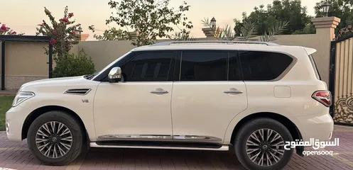  7 NISSAN PATROL PLATINUM (400). GCC. V8 2014