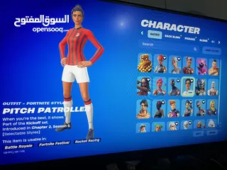  5 حساب فورت نايت سيزن 4 كامل + اكس كريتوس+ حزم وسكنات عرق