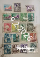  16 "مجموعة طوابع بريدية نادرة وفريدة من مختلف دول العالم! تشمل أوروبا وأمريكا وآسيا وأفريقيا"