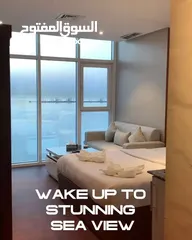  18 شقق واستوديوهات اطلالة بحرية مفروشة  Seaview rooms