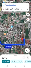  3 ارض للبيع في عبين السعر كامل القطعه