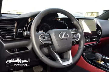  8 لكزس فاخرة NX 350 موديل 2024 كفالة الشركة عداد زيرو لون اسود مميز