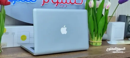  3 لابتوب مستعملMAC BOOK PRO 201‪2  ينزل ويندوز مع نظام الماك   CPU INTEL CORE I5