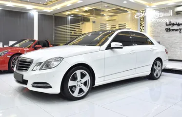  1 Mercedes Benz E300 ( 2013 Model ) in White Color GCC Specs