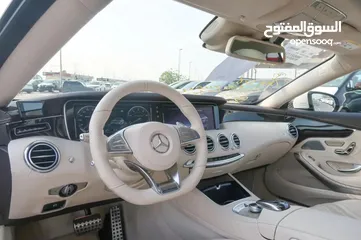  8 Mercedes Benz S63 AMG Kilometers 45Km Model 2016