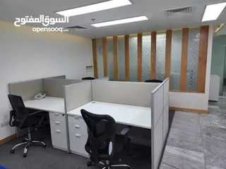  10 For Rent Fully Furnished Office Area At Al Jasmin Complex In Al Khuwair