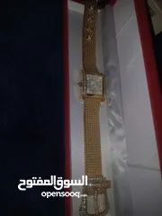  1 ساعة سندريلا مطلية ذهب سويسري ساعة فاخرة