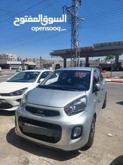  2 كيا بيكانتو حالة الشركة  عداد الكيلومتر 65 الف