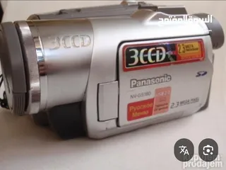  2 كاميرا فيديو باناسونيك NV-GS180 MiniDV، وهي كاميرا فيديو مدمجة مزودة بتقنية 3CCD. بسعر رخيص للبيع