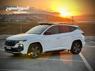  5 هونداي توسان N-Line Plug In  /2022  فل الفل فتحة سقف بانوراما  فل مسكر