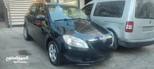  2 سكودا فابيا 2014 محرك 1400بنزين 4سلندر يد أولى