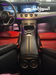  18 مرسيدس Convertible  E200 AMG لون اسود موديل 2018 وارد الوكاله بحاله ممتازة-بنزين