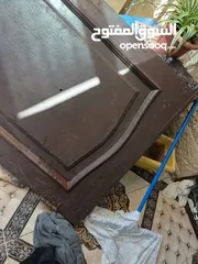  4 باب خشب مستعمل مترين في متر أبواب خارجيه