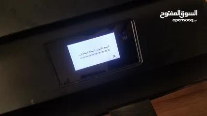  8 طابعة ملونة مع سكانر وفاكس وحبر ويرلس فقط 170 شيقل