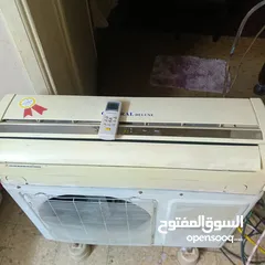  2 مكيف عادي 1طن جينرال ديلوكس غاز محبوس داخل الجهاز  مع مواسير نحاس 4متر كامل اغراضة السعر 85 دينار
