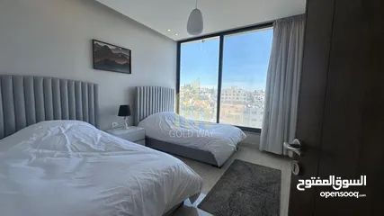  5 في أجمل مناطق عبدون شقة مفروشه للبيع طابق ثامن 133م بسعر مميز / ref 9539