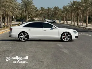  4 Audi A8L 2016 (White)