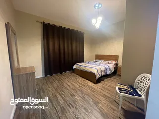  1 افخم واجمل غرفه وصاله مفروشه بالكامل للايجار الشهري في كورنيش عجماان
