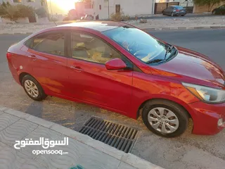  1 سيارة هيونداي اكسنت اعفاء طبي للبيع