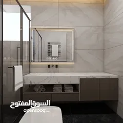  18 شقة فاخرة مساحة 185 م / دير غبار ( اقساط من المالك مباشرة )