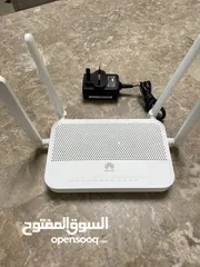  4 Ooredoo router - 1 fiber router + 1 4G router (SIM)