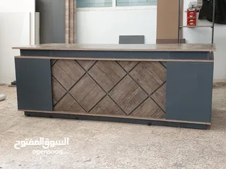  22 مكتب قياس 160*80 مع جانبيه وطاولة وسط خشب لامينت مستورد بسعر المصنع تفصيل جميع الموديلات جميع المقاس