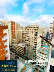  3 للبيع شقه في سيدي بشر بحري شارع جمال عبد الناصر الرئيسي خطوات للاقبال