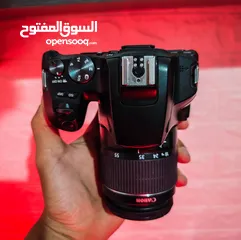  4 Canon 250d  +  فلاش godox sk400
