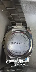  6 ساعة رجالي مميزة Police كوبي درجة اولى بامتيازات الشركة وماكينة اصلية  بحالة الوكالة استخدام بسيط