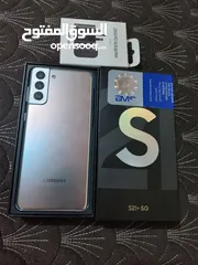  5 مستعمل اخو الجديد Samsung S21 plas 5G رام 16 جيجا 256 عربي شرق اوسط أغراضة الأصلية والكرتونه وتوصيل