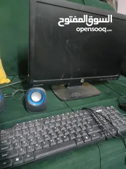  2 كمبيوتر الشاشه hp والكيس اسر