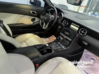  6 مرسيدس SLK 250 2015 نظيفة جداً بممشى بسيط قابلة للتمويل