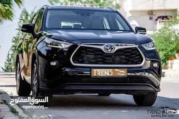  28 Toyota Highlander 2021 Gle    السيارة وارد الشركة و قطعت مسافة 60000 كيلو