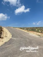 5 قطعة ارض للبيع ( منطقة فلل وقصور )واصل جميع الخدمات ( على قمة بيرين )