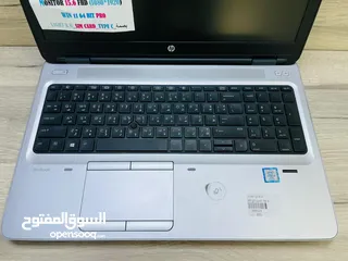  5 HP 650 G2 CORI5الجيل السادس RAM 8 GIGA DDR4 SSD 256 GIGA كيبورد مضئ وبصمة بسعر تخفيض