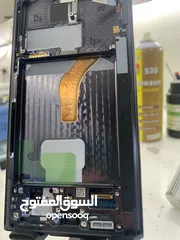  6 S22 ULTRA LCD شاشه سامسونج اصلي شركه مع فريم .  SAMSUNG S22 ULTRA LCD