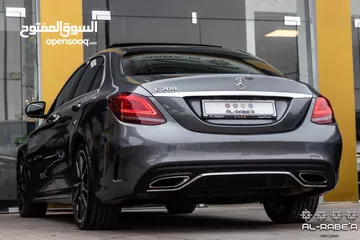 3 مرسيدس C200 موديل 2029 كت AMG وارد الشركه مالك اول