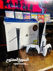  6 Playstation 5 Slim Blueray  بلاستيشن 5 سلم